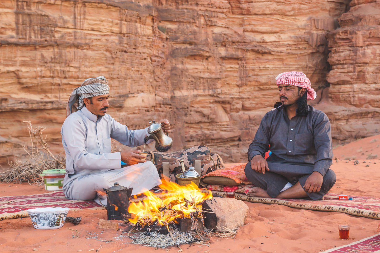 Bedouin tea and coffee image